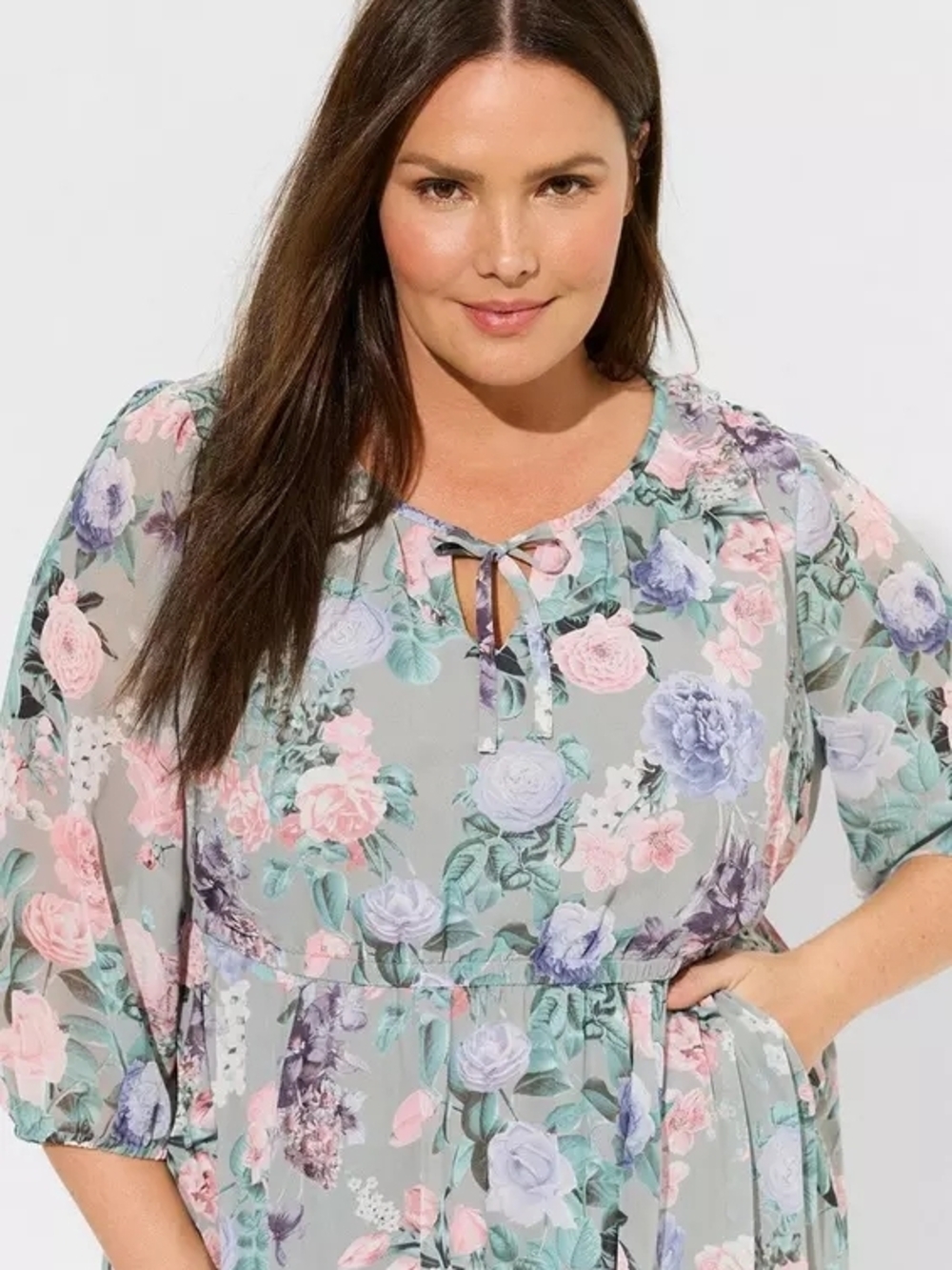Torrid Tea Length Dress Size 2 - Picture 2 of 4